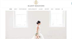 Desktop Screenshot of klassy-kreations.com